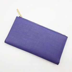 Dagne Dover Signature Slim Coated Canvas Wallet